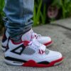 Branded Air Retro 4 Fire Red