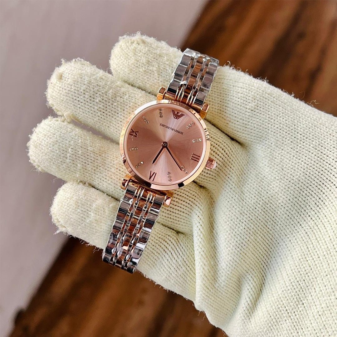 Armani rose gold Ladies Watch