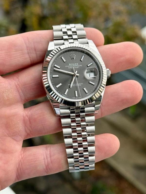 ROLEX DATEJUST [GREY / SILVER] 3009025