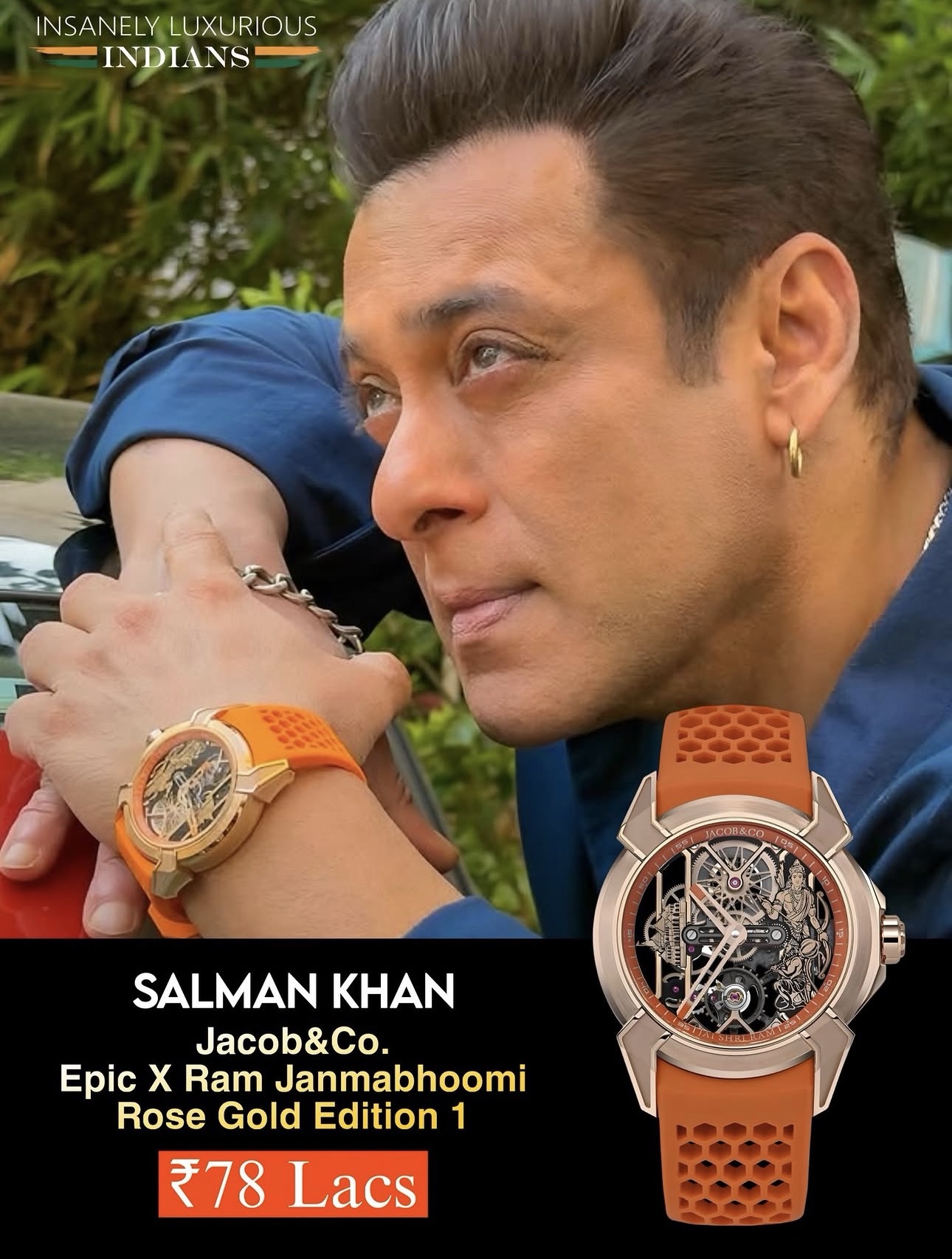 Jacob&Co.Epic X Ram JanmabhoomiRose Gold Edition 1
